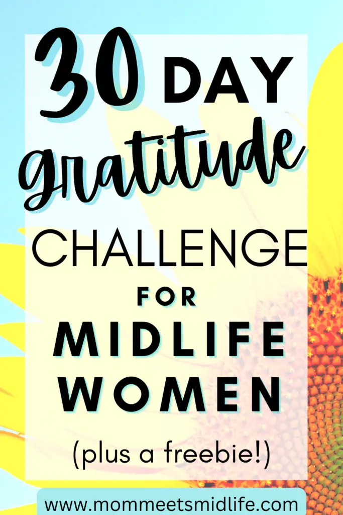 30-Day Gratitude Challenge for Midlife Women